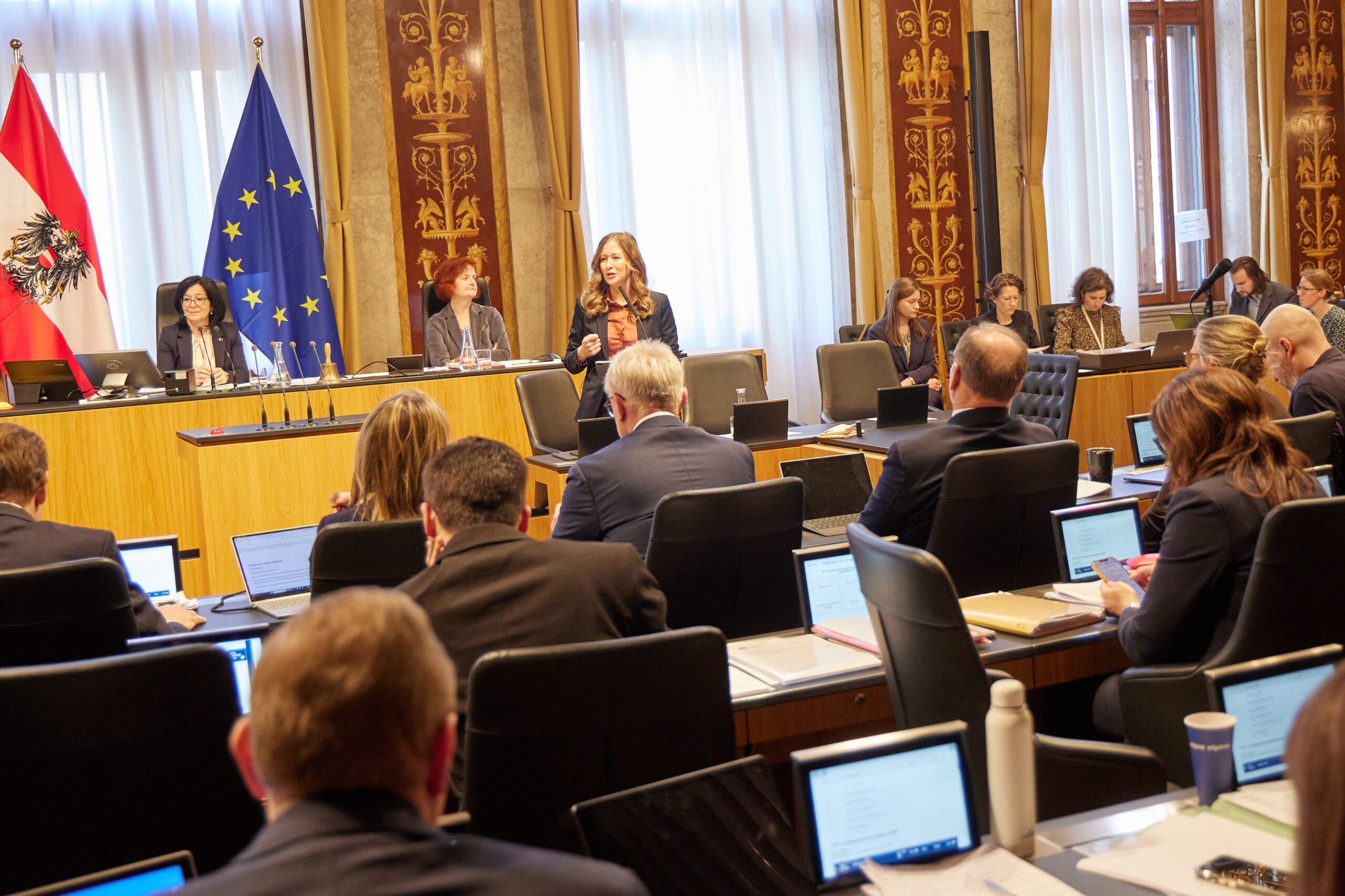 Sitzung des Bundesrates 2024-03-14 mit Claudia Plakolm