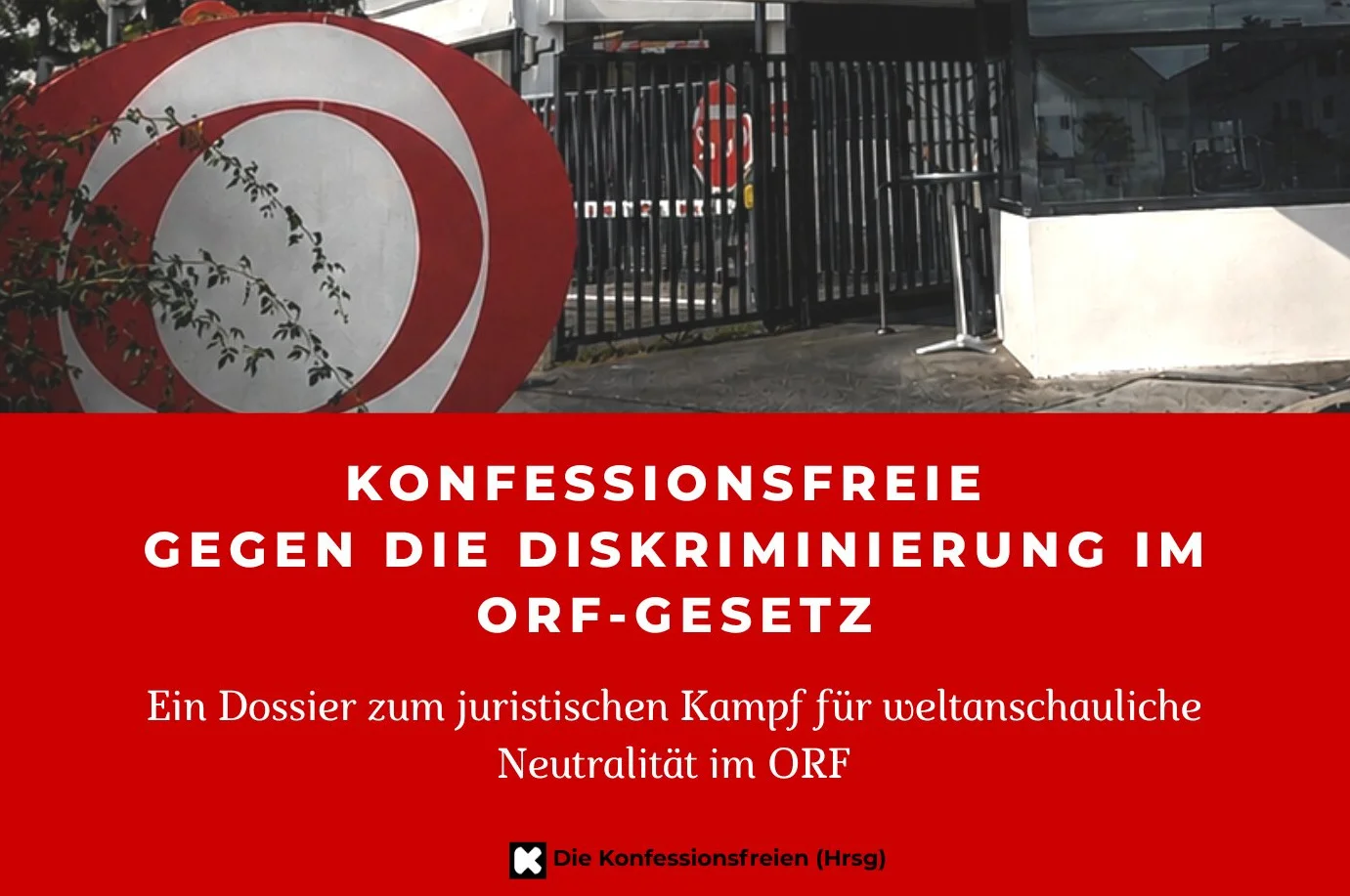 Buchcover: Konfessionsfreie gegen die Diskriminierung im ORF-Gesetz